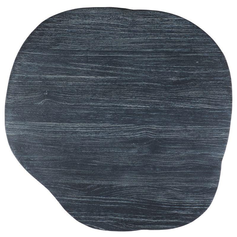 Mindy Dining Table - DTB6500B - Black/White Wash Distress - Safavieh
