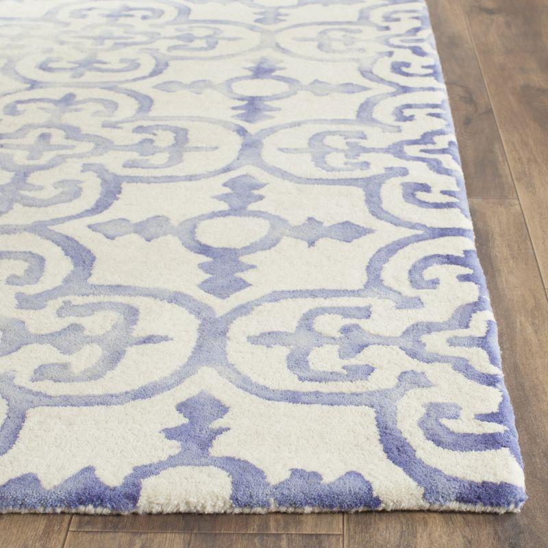 Dip Dye DDY711 Hand Tufted Indoor Accent Rug - Ivory/Blue - 2'x3' - Safavieh