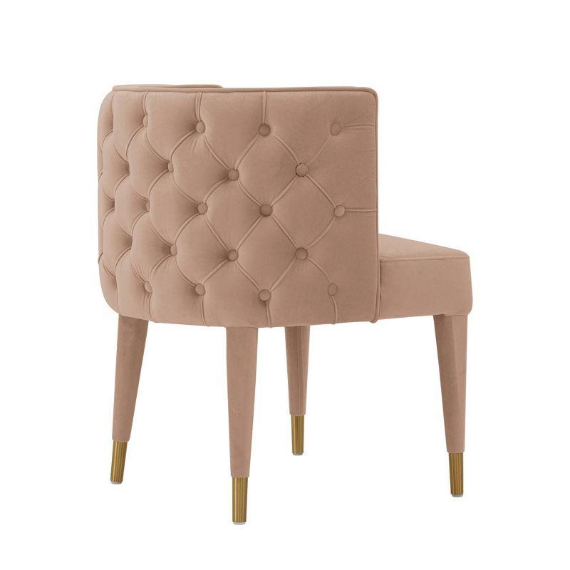 Maya Modern Tufted Velvet Upholstered Dining Chair - Manhattan Comfort