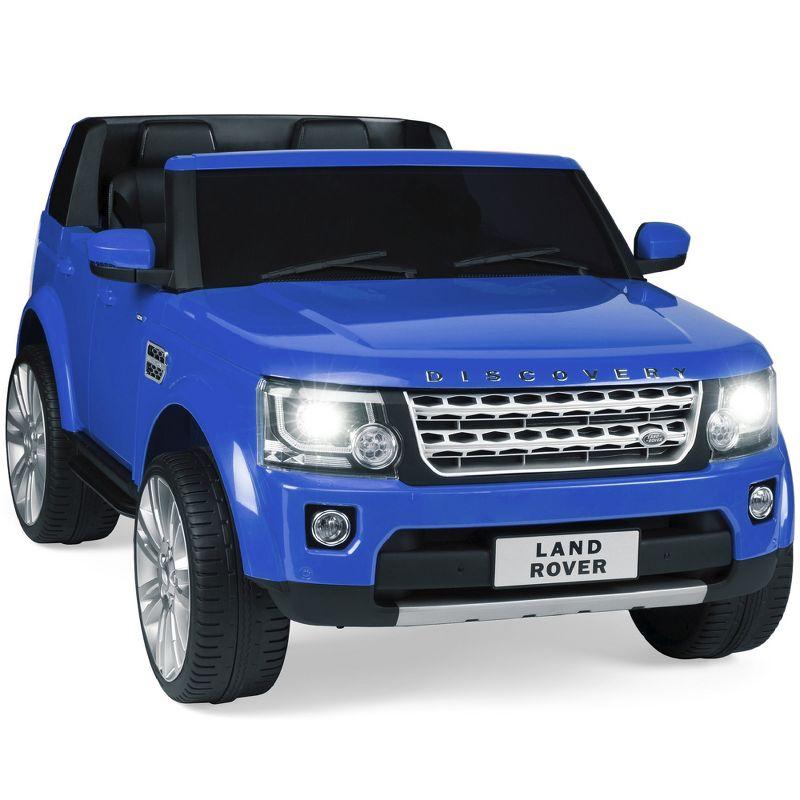 Blue 12V 2-Seater Licensed Land Rover Ride-On SUV with Remote Control