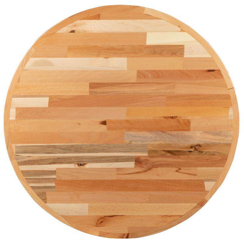 Mayfair Round Butcher Block Style Table Top - Restaurant Table Top