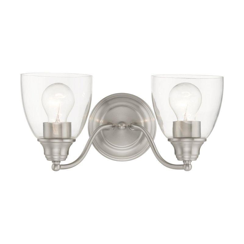 Livex Lighting Montgomery 2 - Light Vanity in  Brushed Nickel