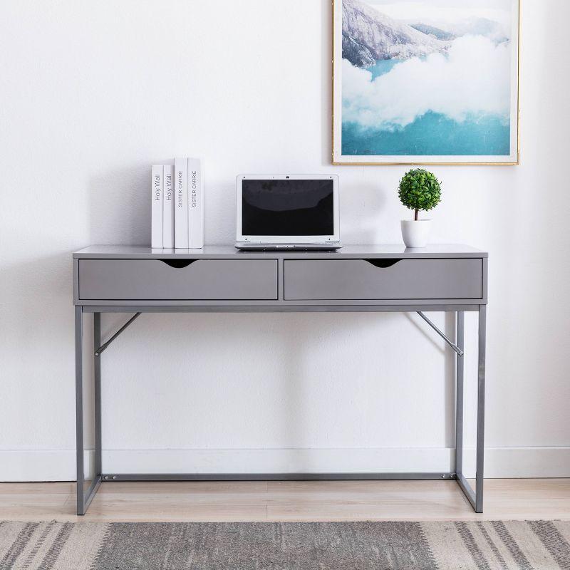 Irwindale Metal Base Writing Desk