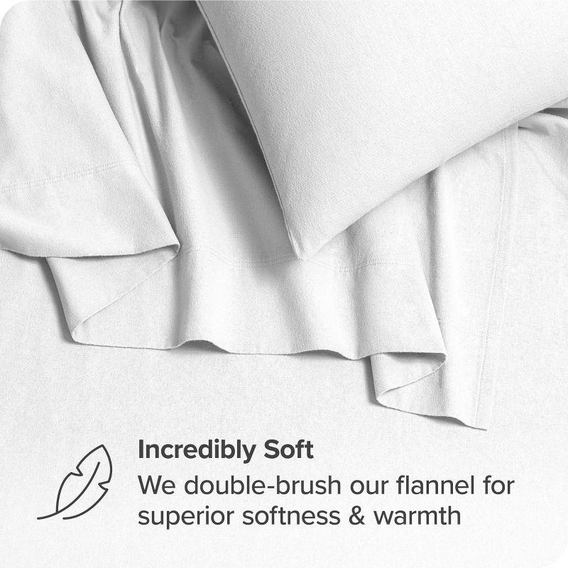 Organic Flannel Sheet Set by Bare Home