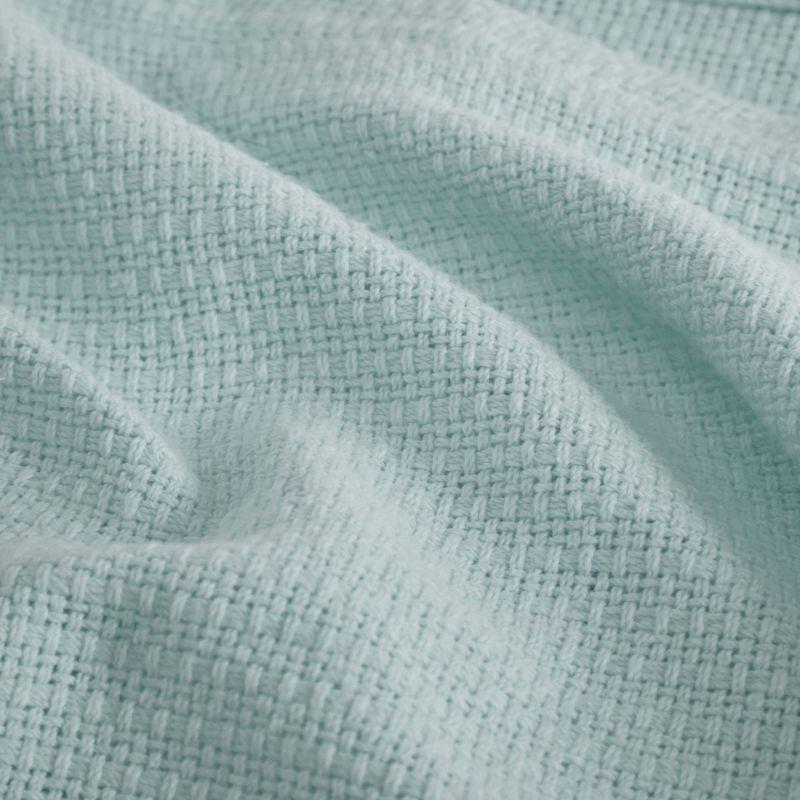 Freshspun Basketweave Cotton Bed Blanket