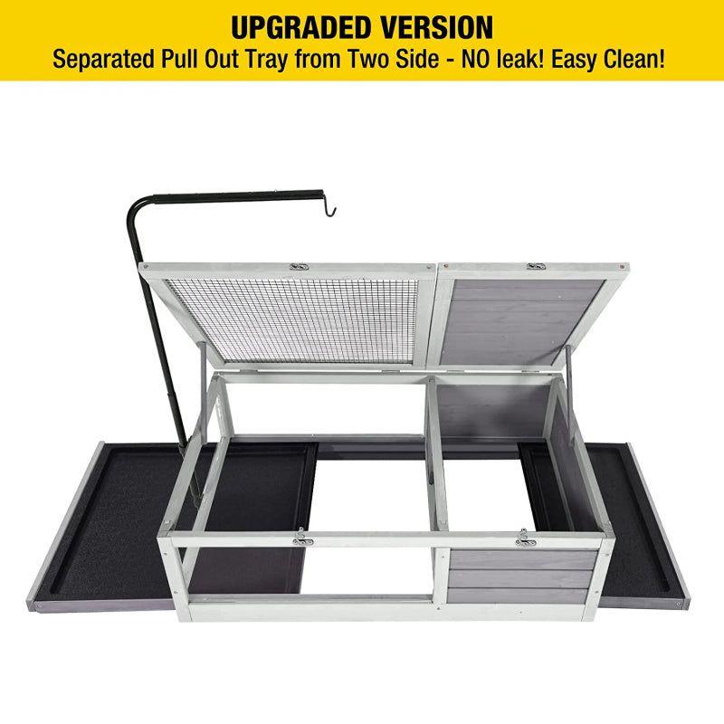 Aivituvin Wooden Tortoise Habitat | Reptile Cage-AIR55