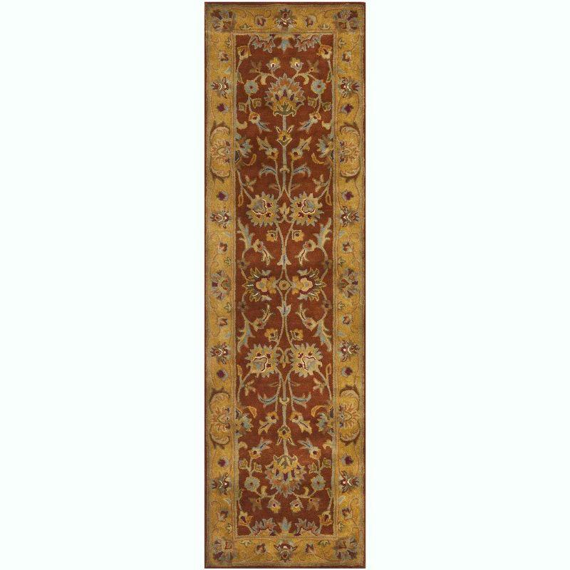 Heritage HG820 Handmade Accent Rug - 2'x3' - Red/Natural - Safavieh