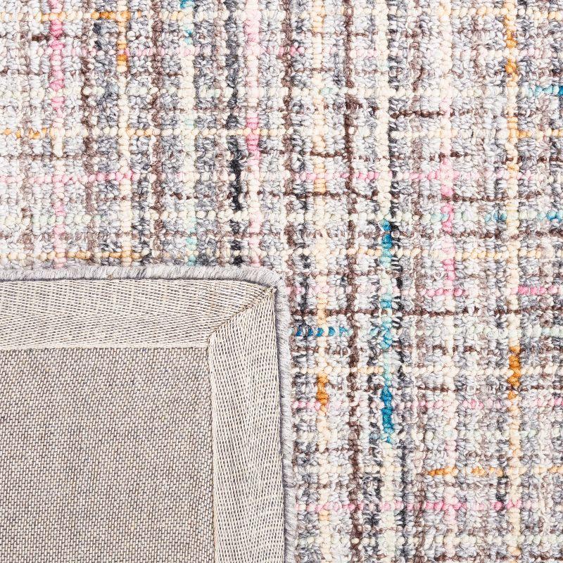 Abstract ABT490 Hand Tufted Area Rug - Pink/Brown - 6'x9' - Safavieh.