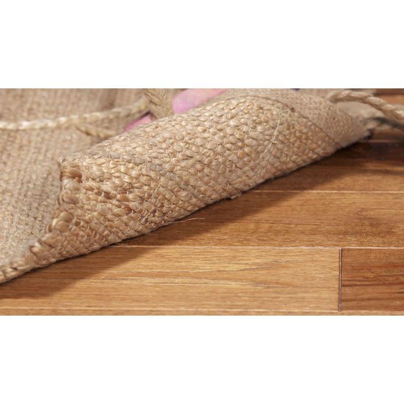 Coastal Charm Handwoven Jute Runner Rug, Natural, 2'6" x 8'