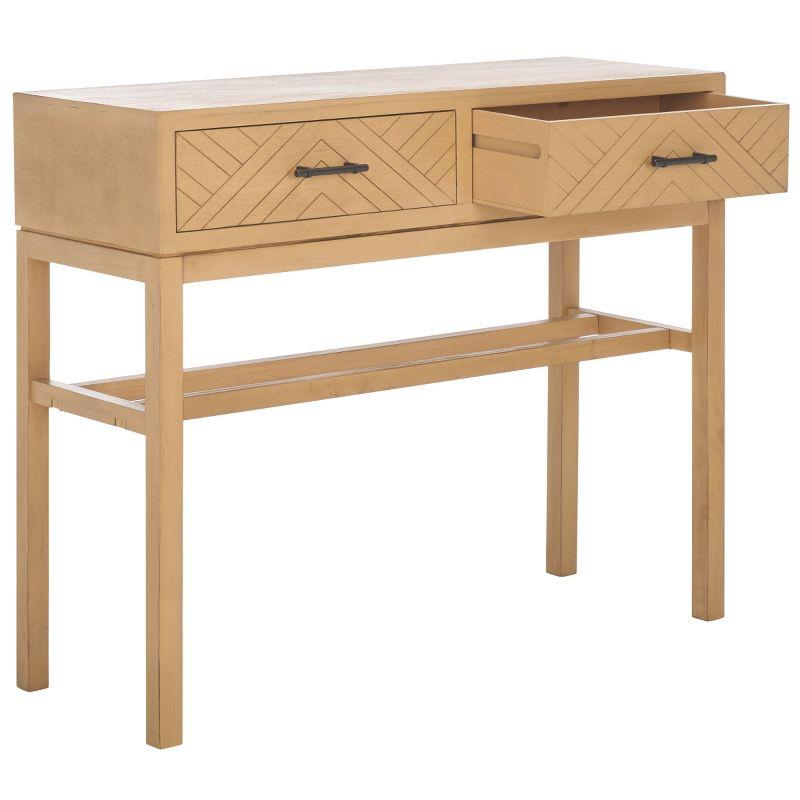 Ajana 2 Drawer Console Table - CNS5709E - Beige - Safavieh