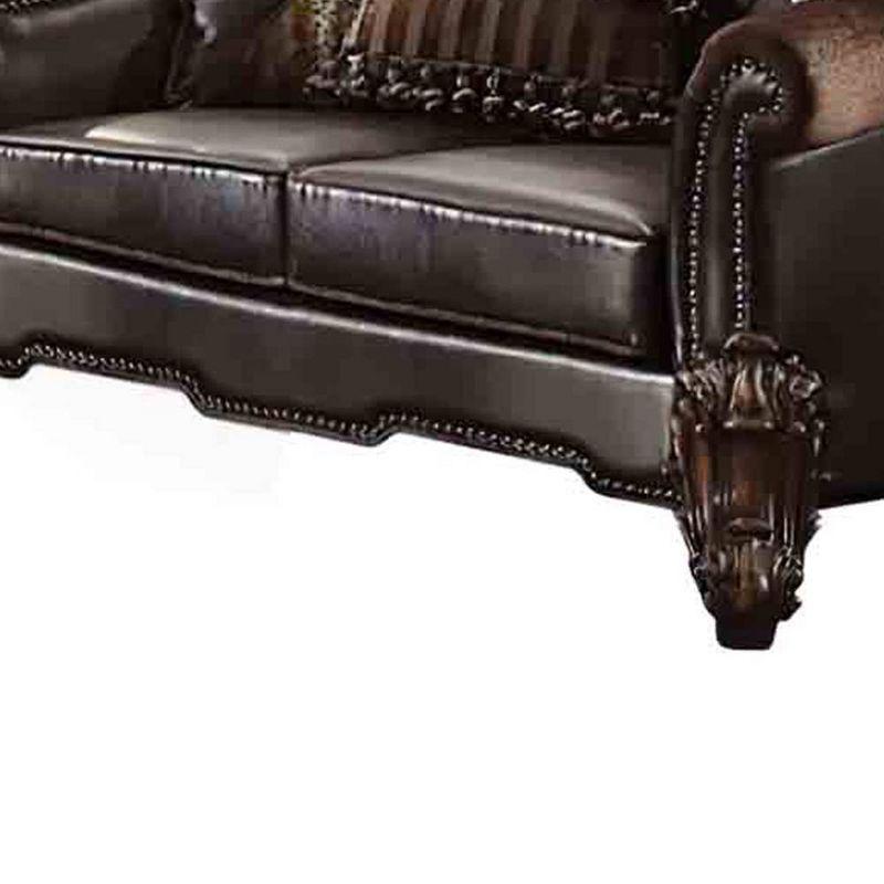 Andrew Home Studio Willowmore 66.53'' Faux Leather Loveseat