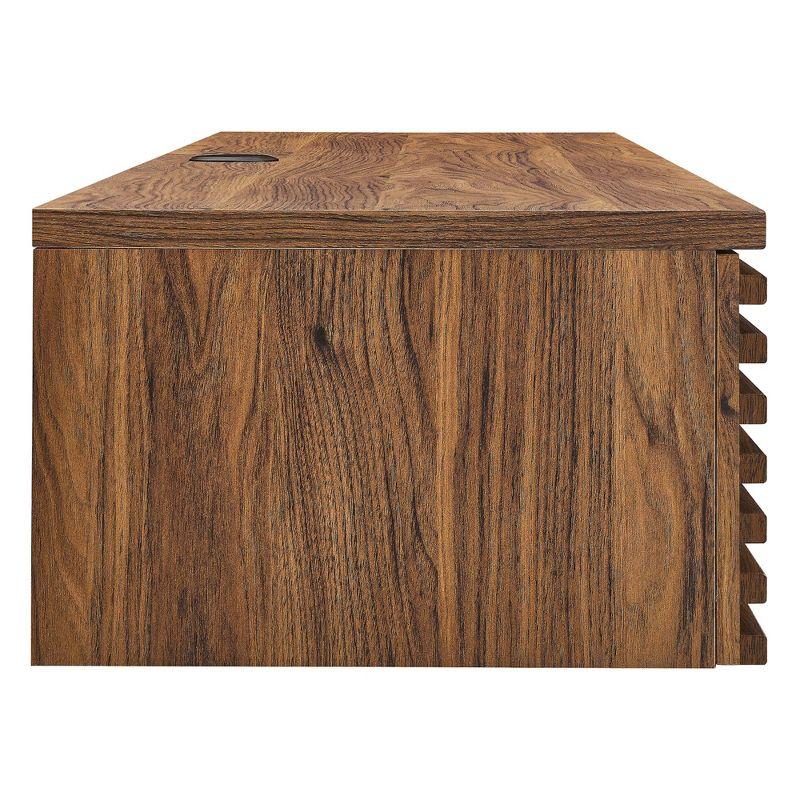 Modway Modway Render Wall Mount Wood Office Desk