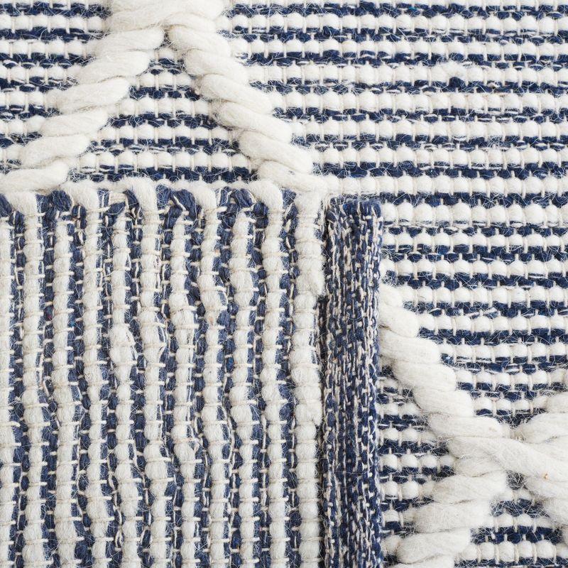 Natura NAT832 Hand Woven Area Rug - Navy/Ivory - 4'x6' - Safavieh.