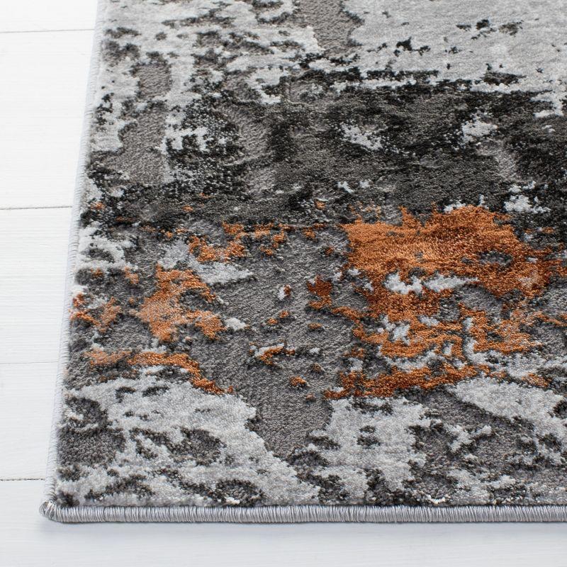 Craft CFT820 Loomed Indoor Area Rug - Grey/Orange - 9'x12' - Safavieh