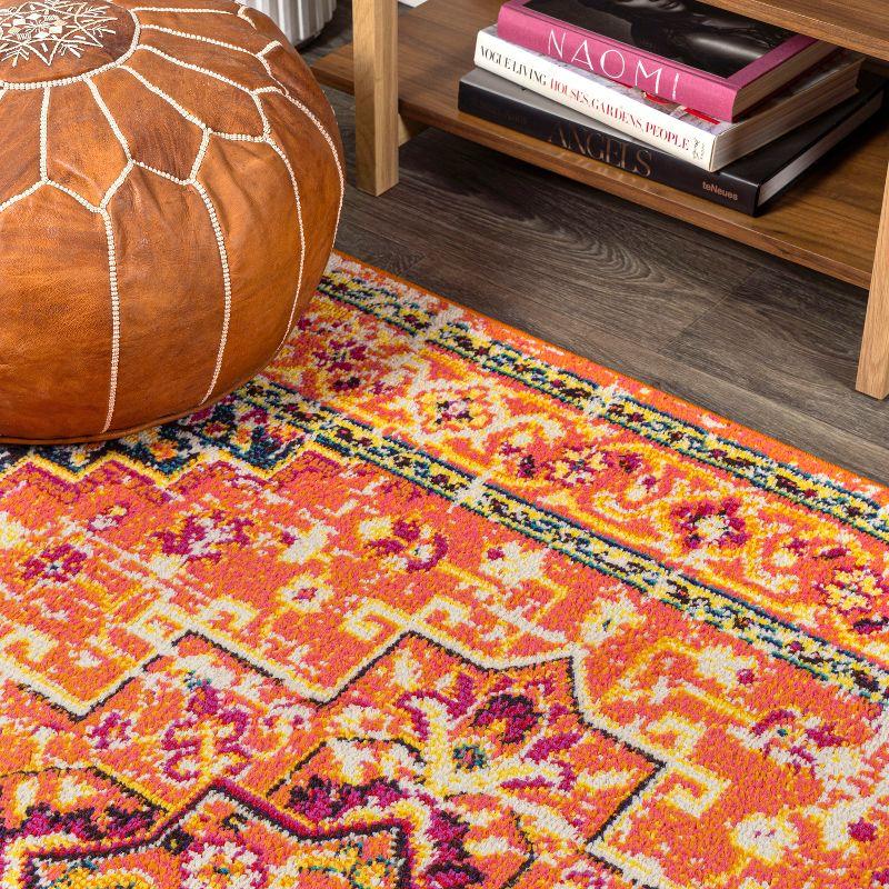 Brooklyn Geometric Medallion Area Rug  - JONATHAN Y