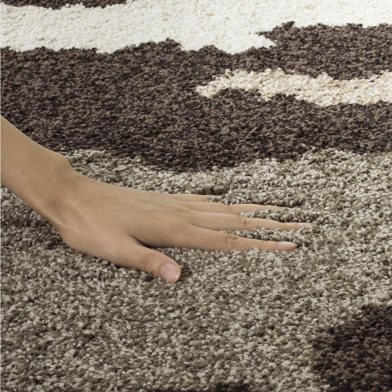 Florida Shag SG453 Power Loomed Indoor Area Rug - Beige/Multi - 8'x10' - Safavieh.