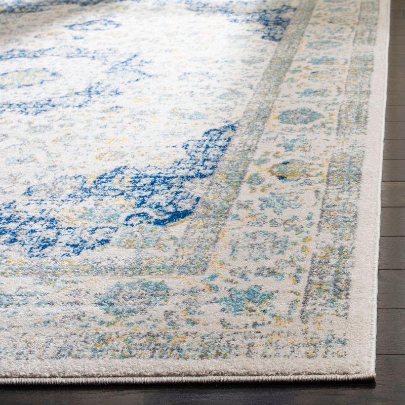 Evoke EVK220 Power Loomed Area Rug - Ivory/Blue - 10'x14' - Safavieh.