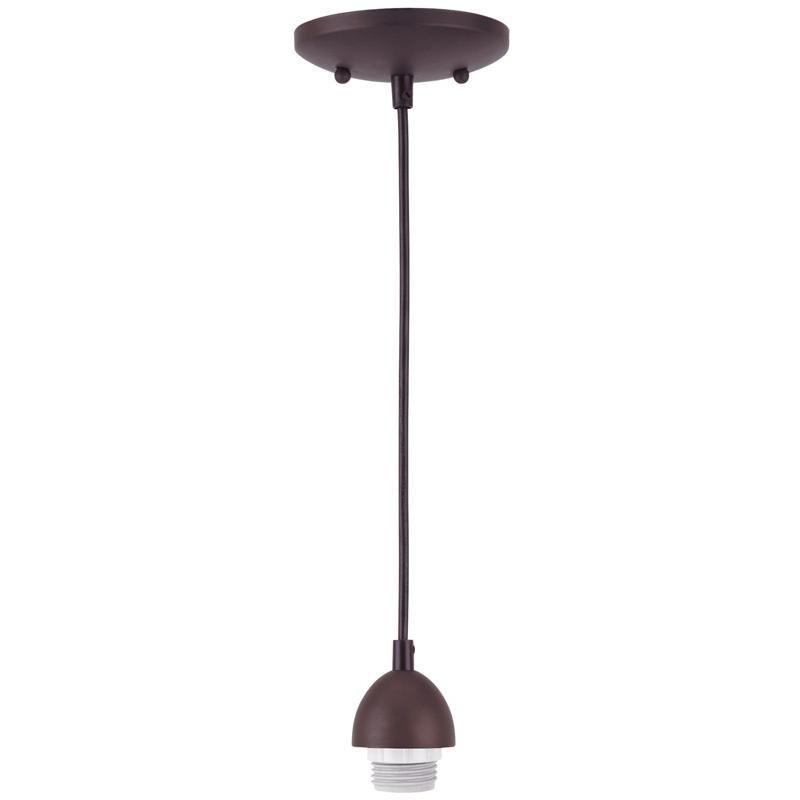 Oil Rubbed Bronze Mini Pendant Light with Adjustable Cord