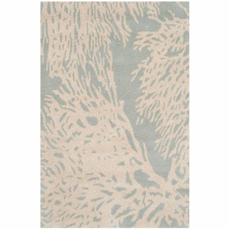 Bella BEL115 Hand Tufted Accent Rug - Grey/Ivory - 2'6"x4' - Safavieh.