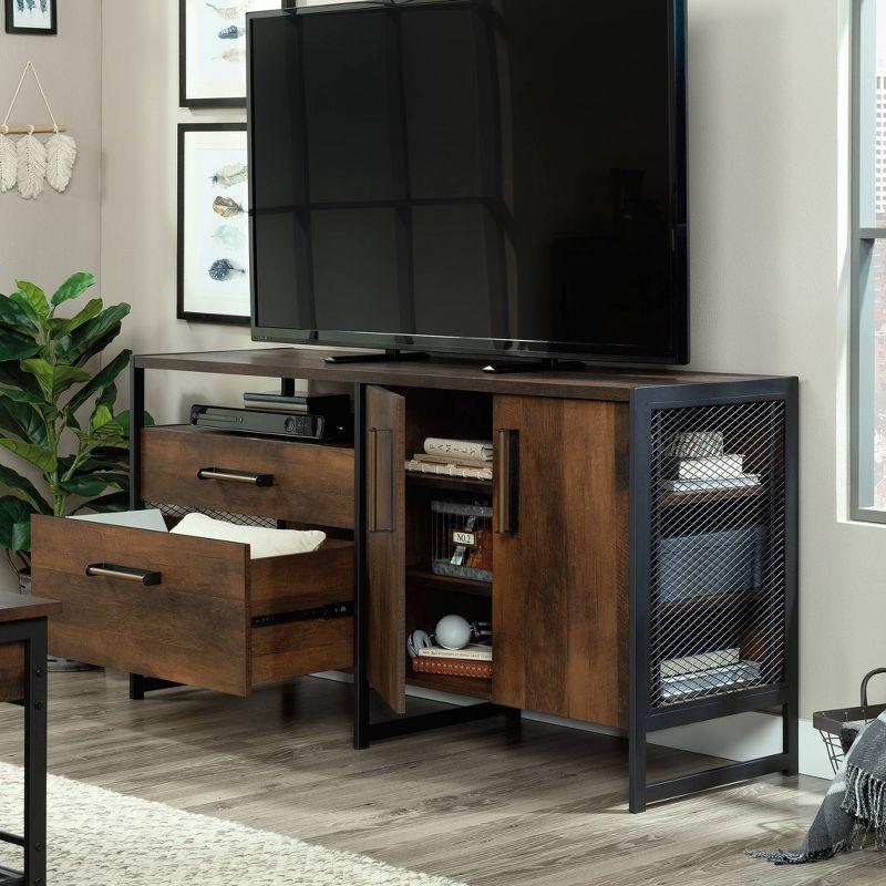 Briarbrook Barrel Oak 60" Modern TV Credenza with Adjustable Shelves