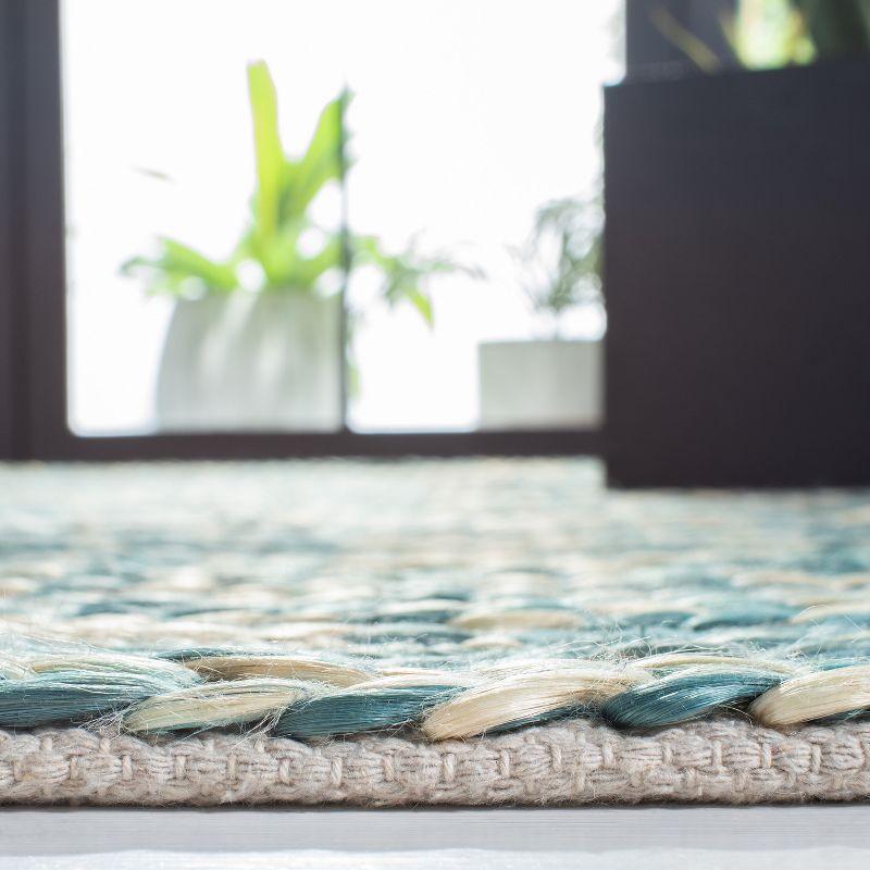Natural Fiber NF376 Hand Woven Area Rug - Dark Green/Natural - 3'x5' - Safavieh.