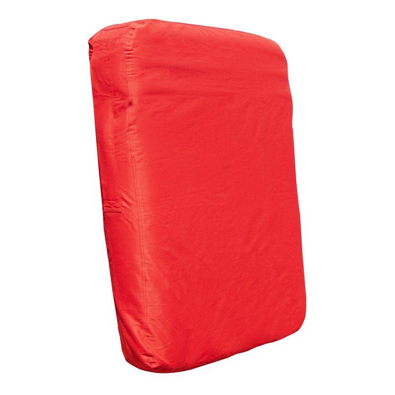 72" Red Inflatable SunSoft Fabric Pool Lounger