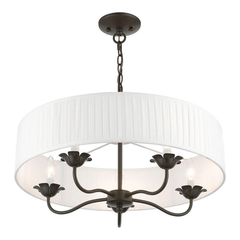 Livex Lighting Edinburgh 5 - Light Pendant in  English Bronze