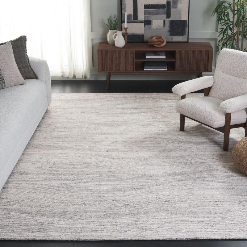Metro MET995 Hand Tufted Indoor Area Rug - Grey/Ivory - 6'x6' - Safavieh