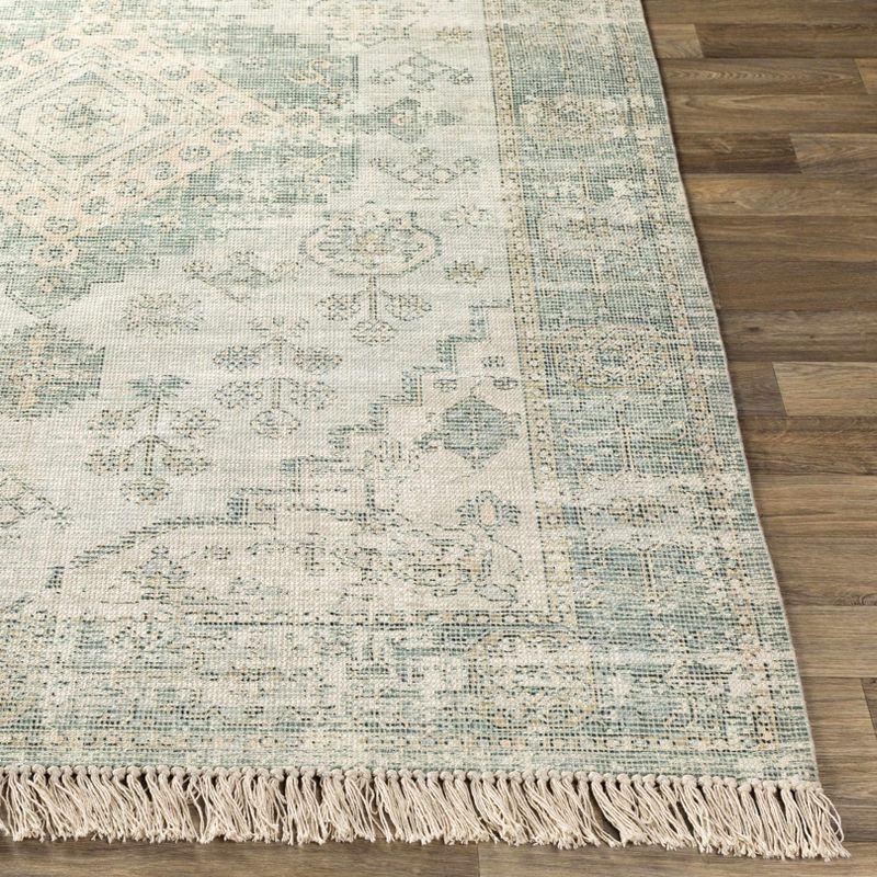 Hauteloom Adamstown Sage&Peach Cotton Rug