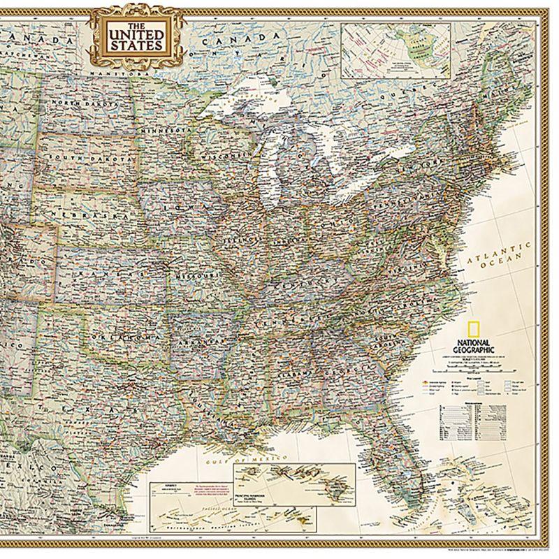 United States Executive Wall Map