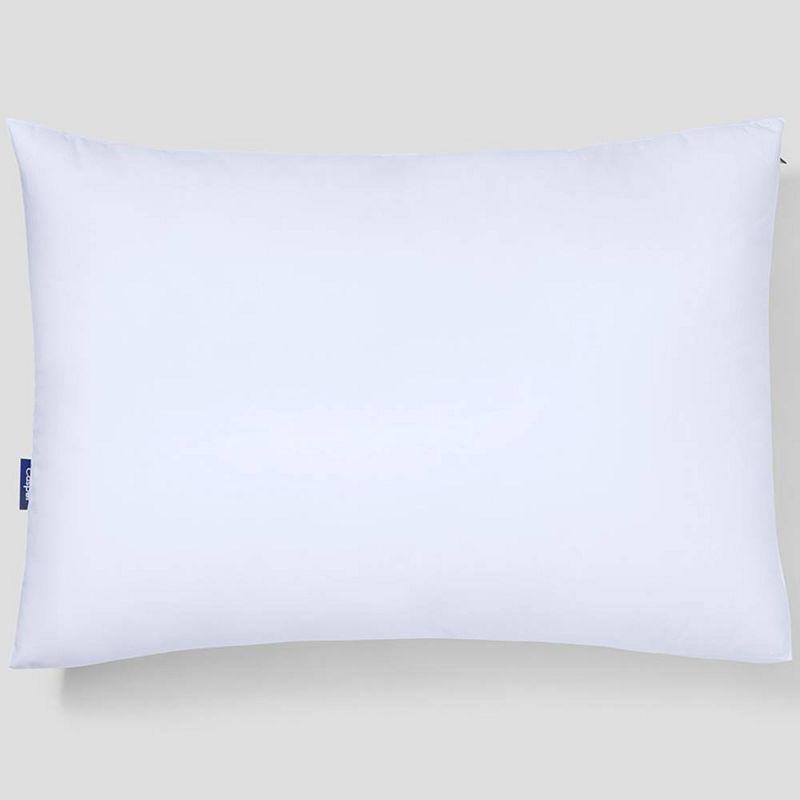 Dual-Comfort Standard Polyester Pillow with Breathable Percale Weave