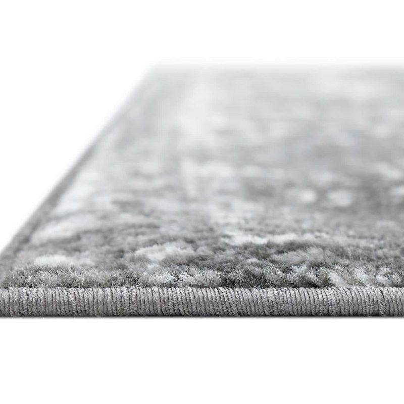 Unique Loom 6' 0 x 9' 0 Sofia Casino Dark Gray Area Rug
