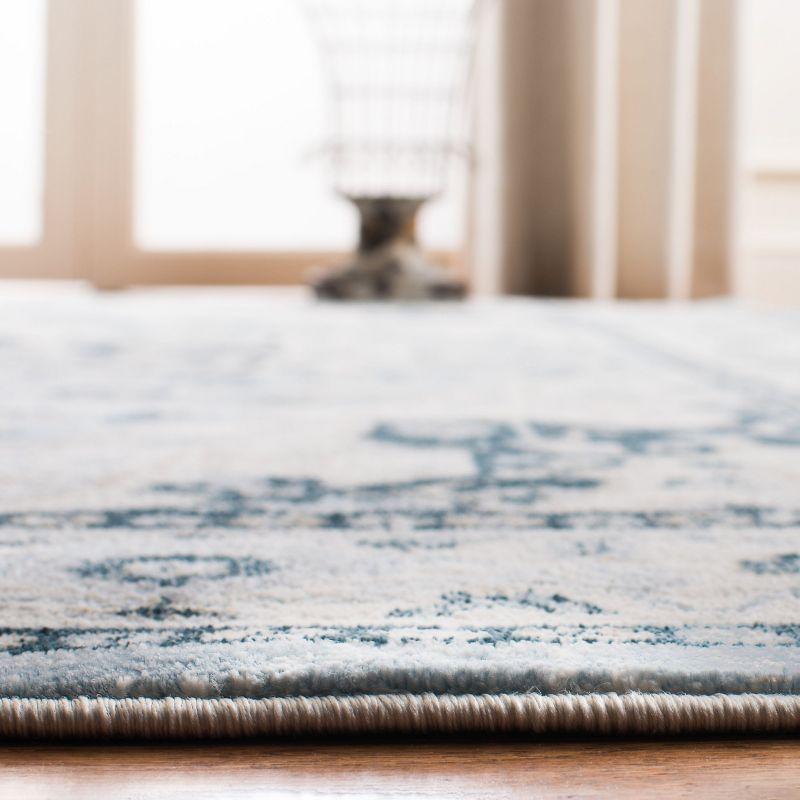 Isabella ISA936 Power Loomed Area Rug - Light Blue/Cream - 8'x10' - Safavieh