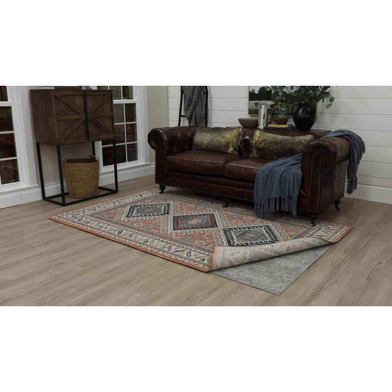 Gray 8'x10' Reversible Pet and Spill Proof Rug Pad