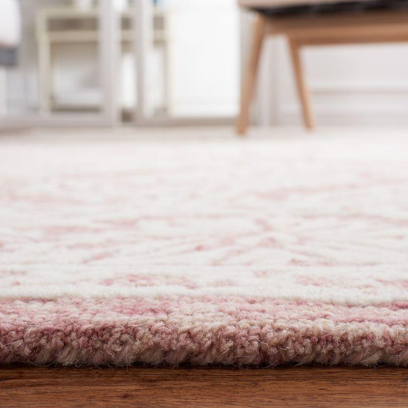 Metro MET865 Hand Tufted Indoor Area Rug - Pink/Ivory - 5'x8' - Safavieh