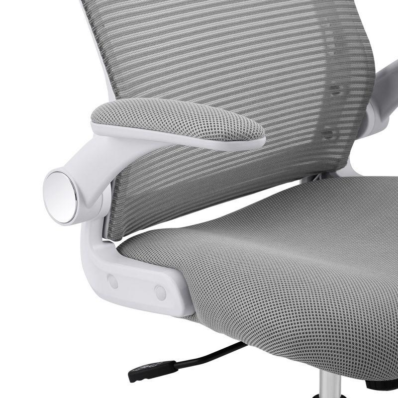 Works Creativity Mesh Office Chair with Chrome Base Gray - Serta: Ergonomic, Adjustable Height & Support