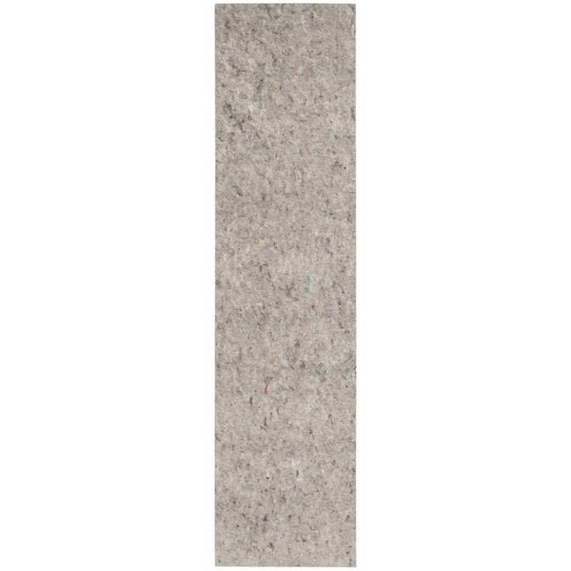 Mohawk 2'x8' All Purpose Rug Pad Gray: Stain-Resistant Rectangle, Recycled Synthetic Fibers, Latex Backing