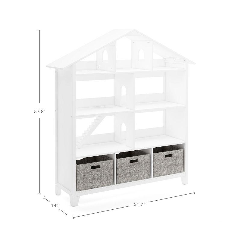 Martha Stewart Living & Learning Kids Dollhouse Bookcase 57.8" H X 51.7'' W