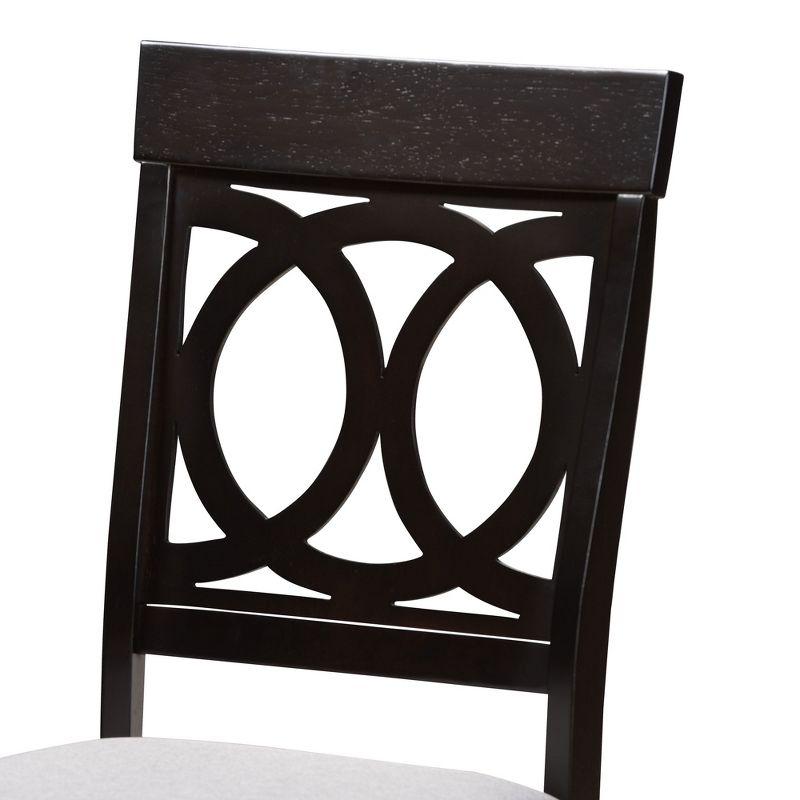 Baxton Studio Jessie Modern Fabric Wood Dining Set