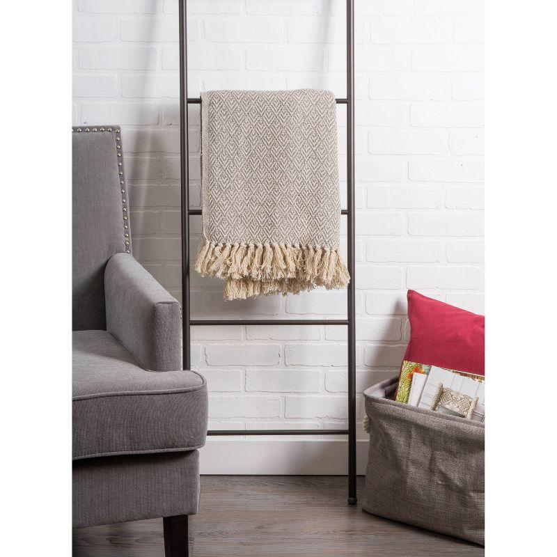 Design Imports Hand Woven Throw Blanket