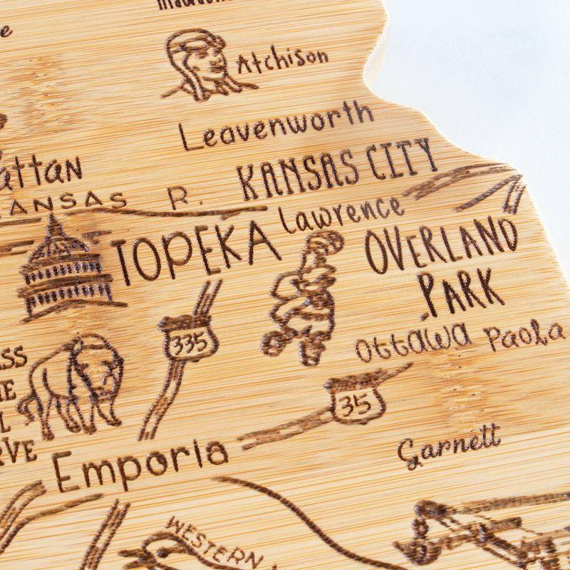 Totally Bamboo Destination Kansas Cutting Board