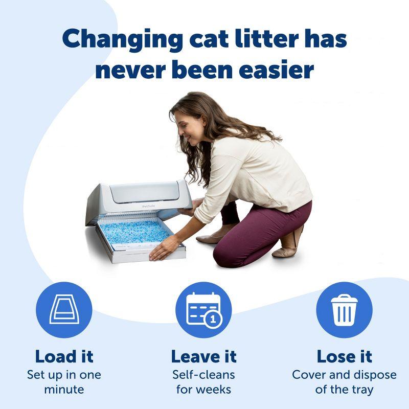 ScoopFree Crystal Litter Box Tray Refills with Fragrance-Free Crystals, 3-Pack
