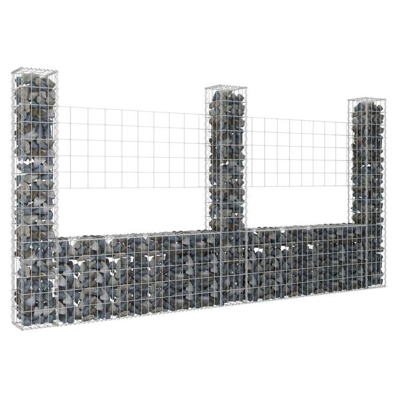 VidaXL Silver Metal Fence Panel