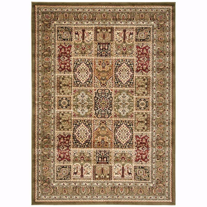 Lyndhurst LNH217 Power Loomed Area Rug - Multi/Green - 6'x9' - Safavieh.