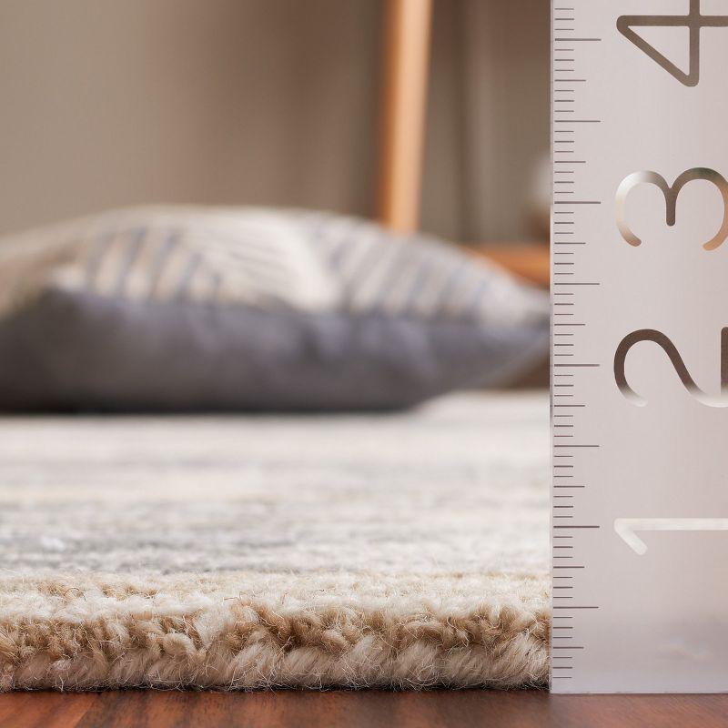 Ebony EBN902 Hand Tufted Indoor Accent Rug - Grey/Ivory - 3'x5' - Safavieh