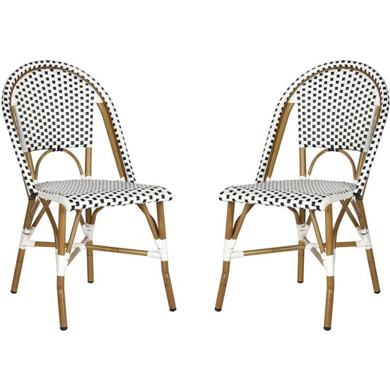 Casidy Polyethylene (PE) Wicker Wicker Outdoor Dining Side Chair
