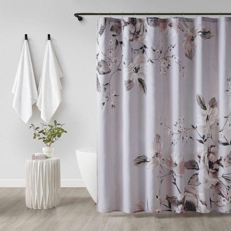 Raphel Cotton Blend Floral Shower Curtain