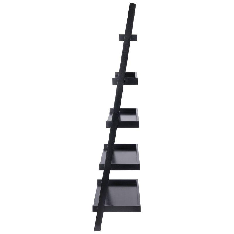 74.65&#34; Bailey Leaning Shelf Black Finish - Winsome