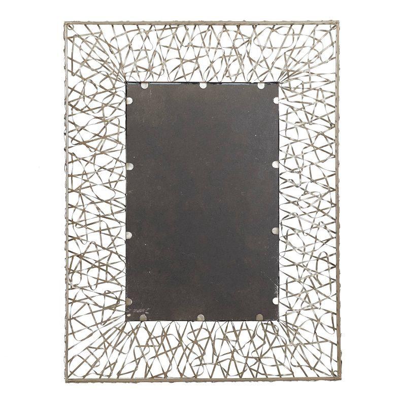 Kylee Metal Rectangle Wall Mirror