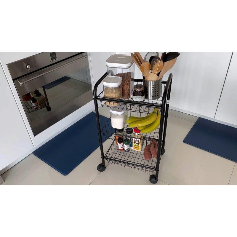 28.3'' H x 16.5'' W Utility Cart with Wheels
